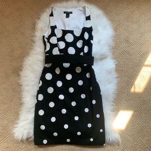 ⚫️WHBM polka dot dress⚫️